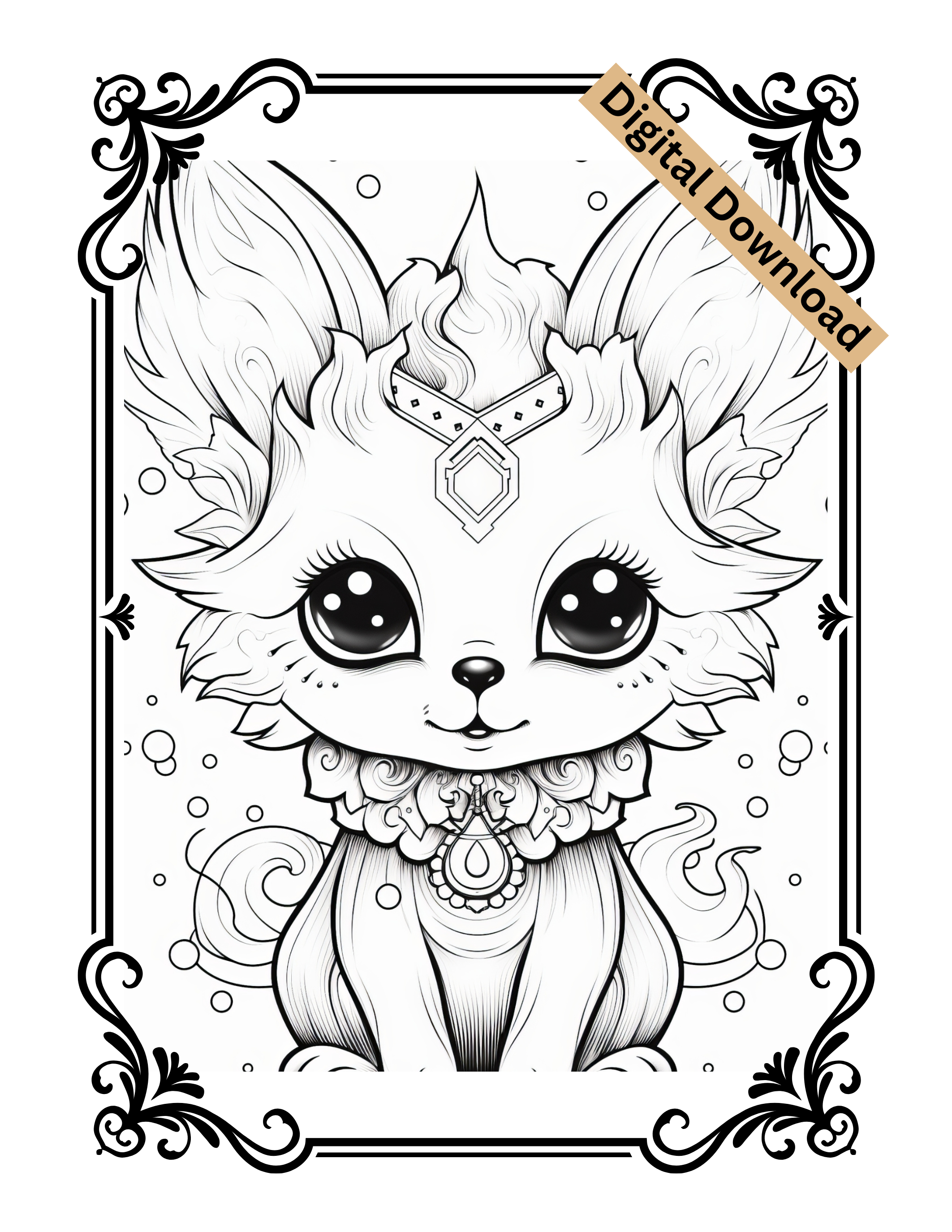 Cute And Creepy Colouring Book Vol 1 For Teenagers And Adults - eBook