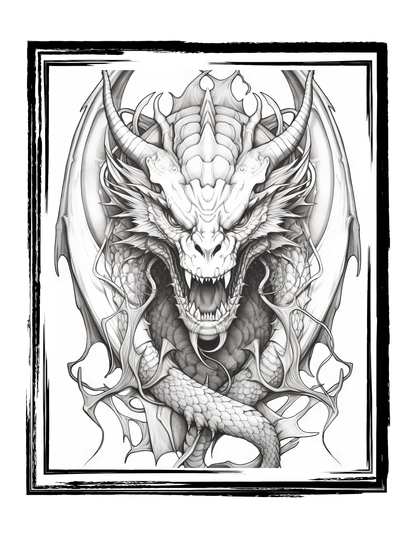 Dragons Colouring Book For Teenagers And Adults - Vol 2 - paperback