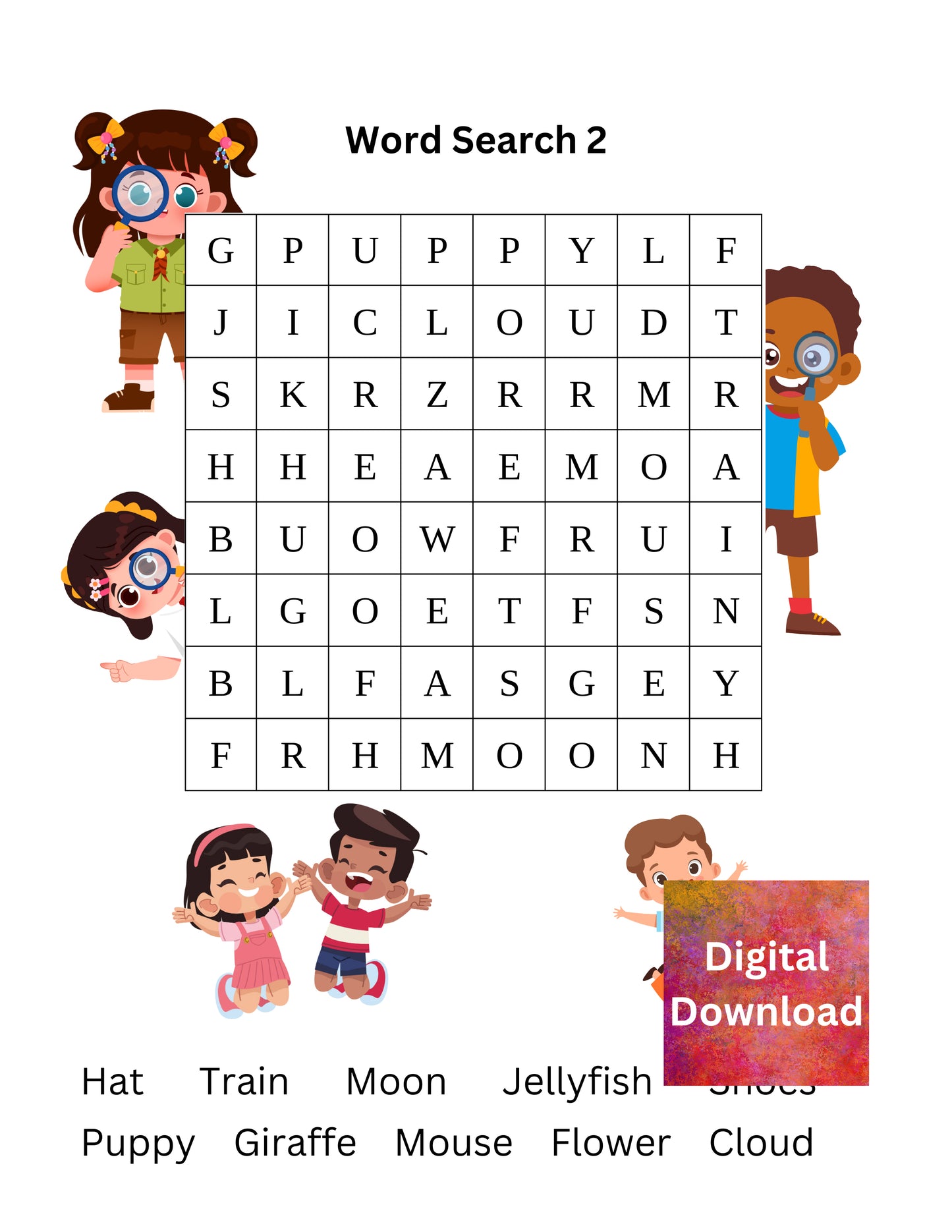 Interactive Puzzle Activity Book For Early Learners Ages 4 - 6 - eBook
