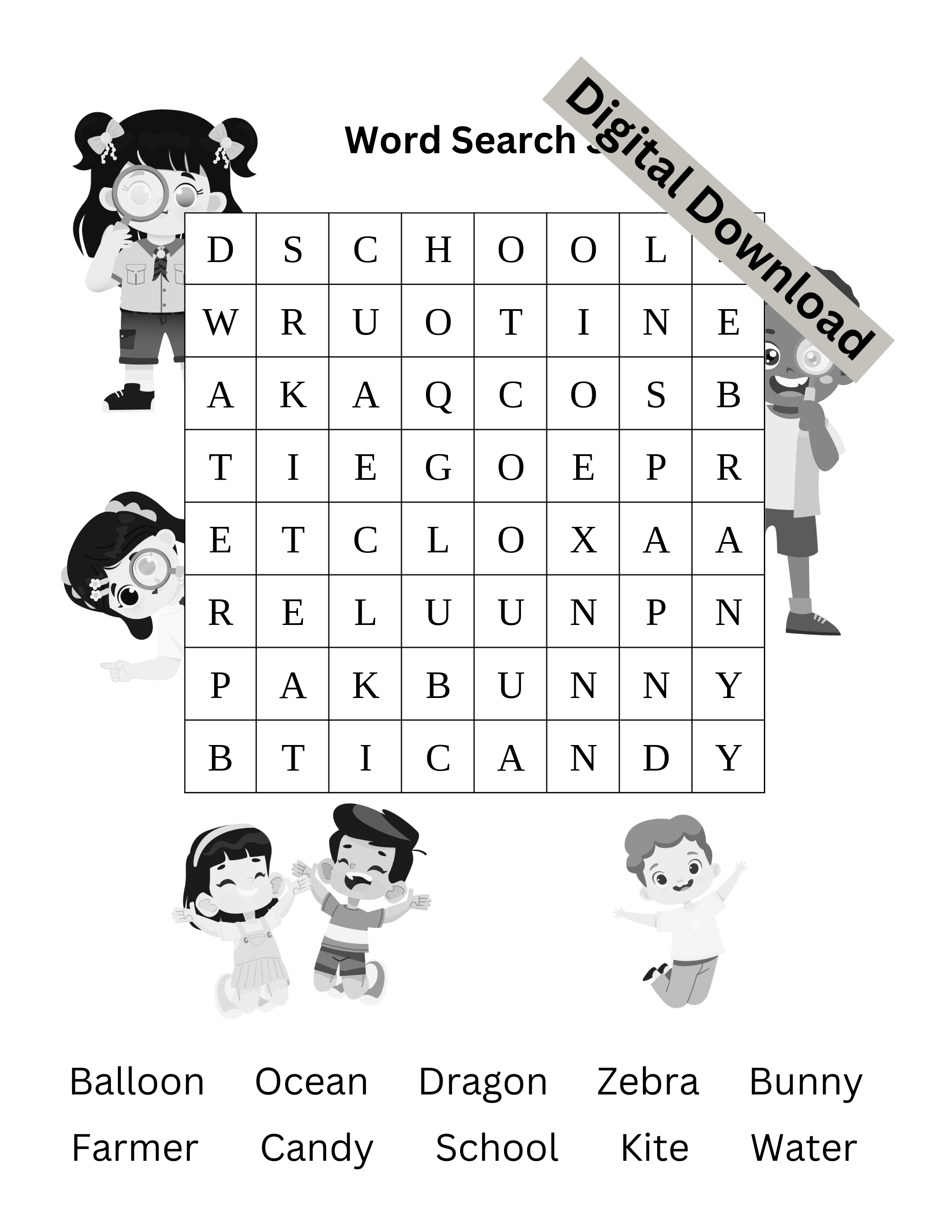 Kid's Activity Book 1 - eBook