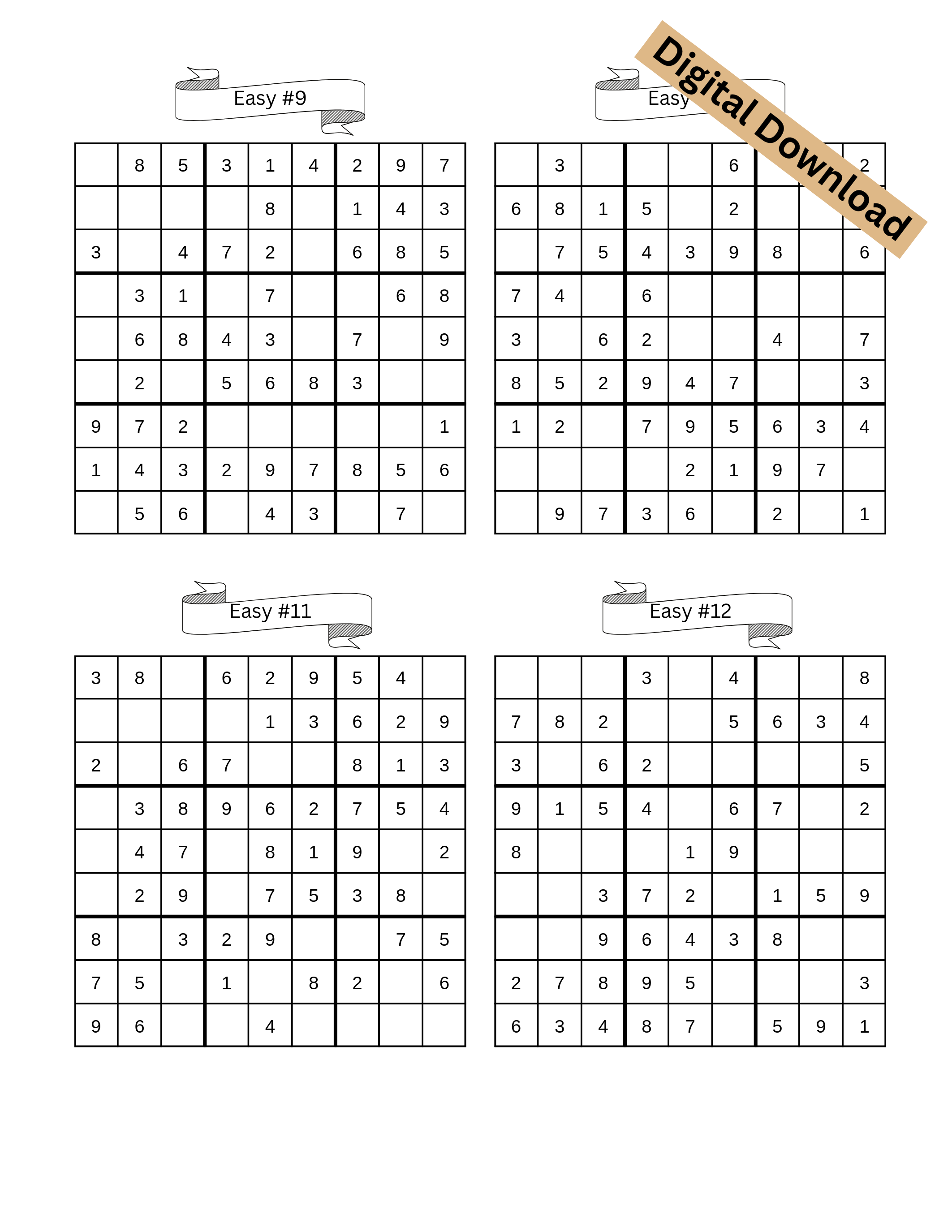 Sudoku Book 1 - eBook
