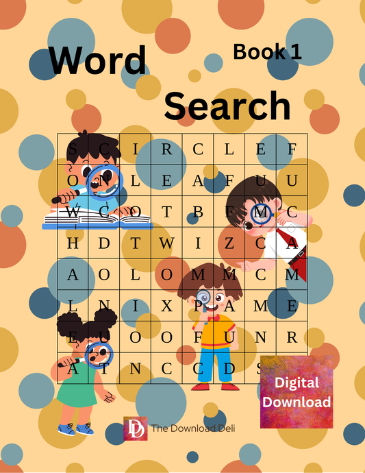 Fun And Challenging Word Search Book For Ages 4 - 8 - eBook